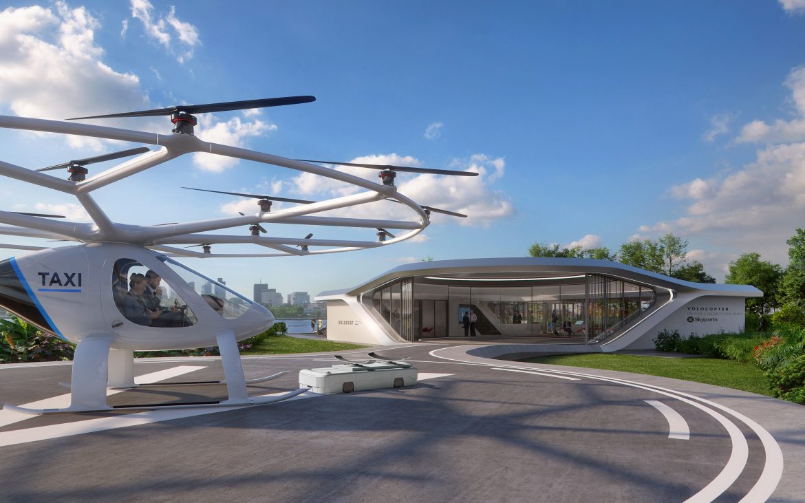 Business Case Volocopter's urban air taxi urb